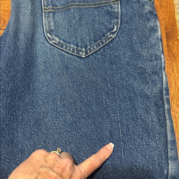 L.L. Bean Classic Vintage Straight Fit Jeans with Red Plaid Lining size 36 X 34 - Picture 14 of 14